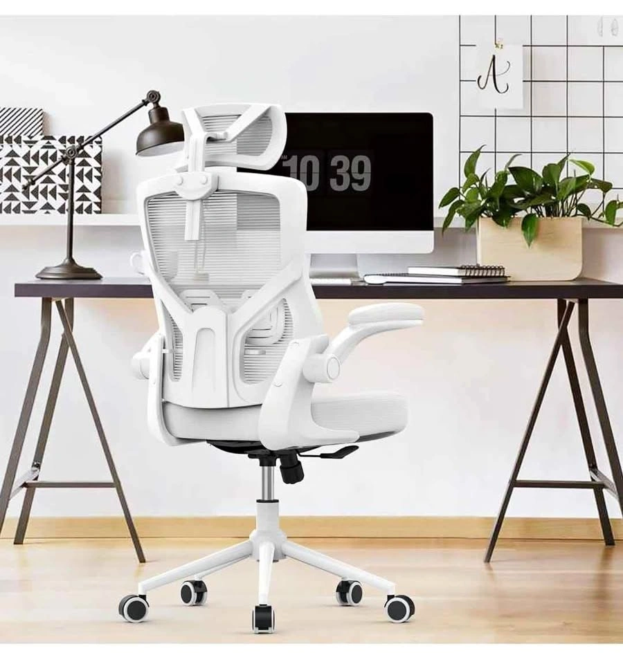 Ergonomic Office Chair with Adjustable Headrest & Lumbar