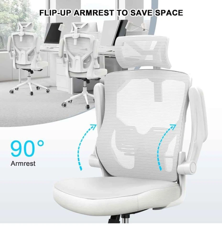 Ergonomic Office Chair with Adjustable Headrest & Lumbar - photo 3