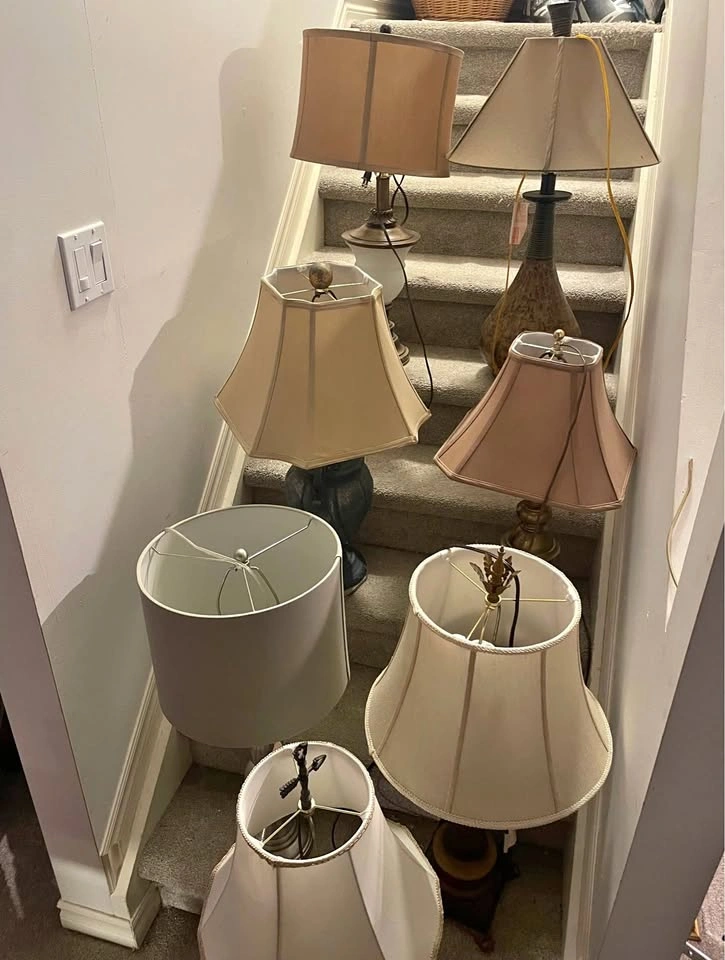 $20 each - large table lamps