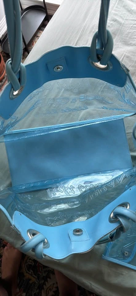 Dolce and Gabbana clear blue bag - photo 3
