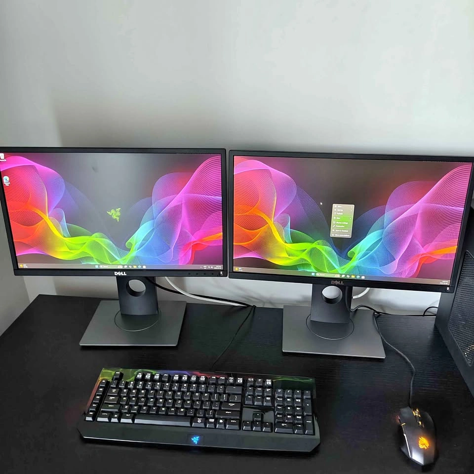 Two Dell P2217Hb 22" IPS Monitors