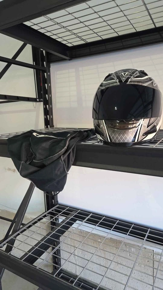 Medium motorcycle helmet and bike cover - photo 3
