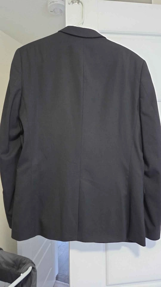 H&M black suit jacket size 40 skinny - photo 2