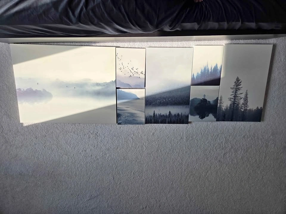 7 scenic canvas art pieces