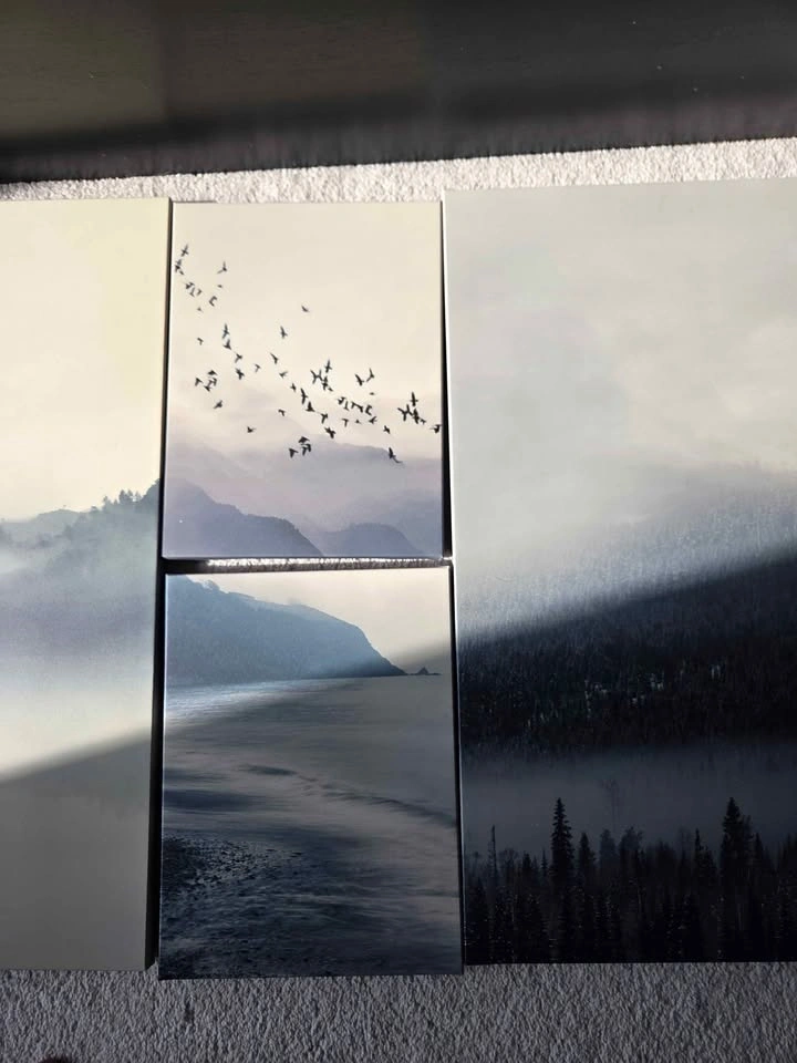 7 scenic canvas art pieces - photo 3