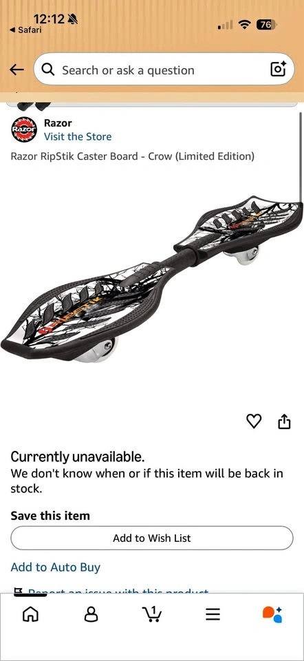 Ripstick Skateboard