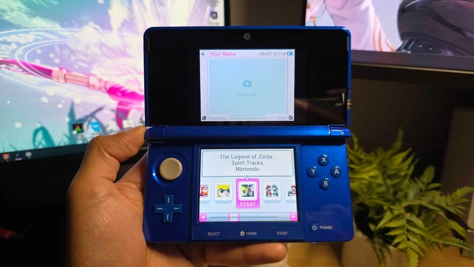 Nintendo 3DS Cobalt Blue 64GB of games, stylus, charger - photo 5