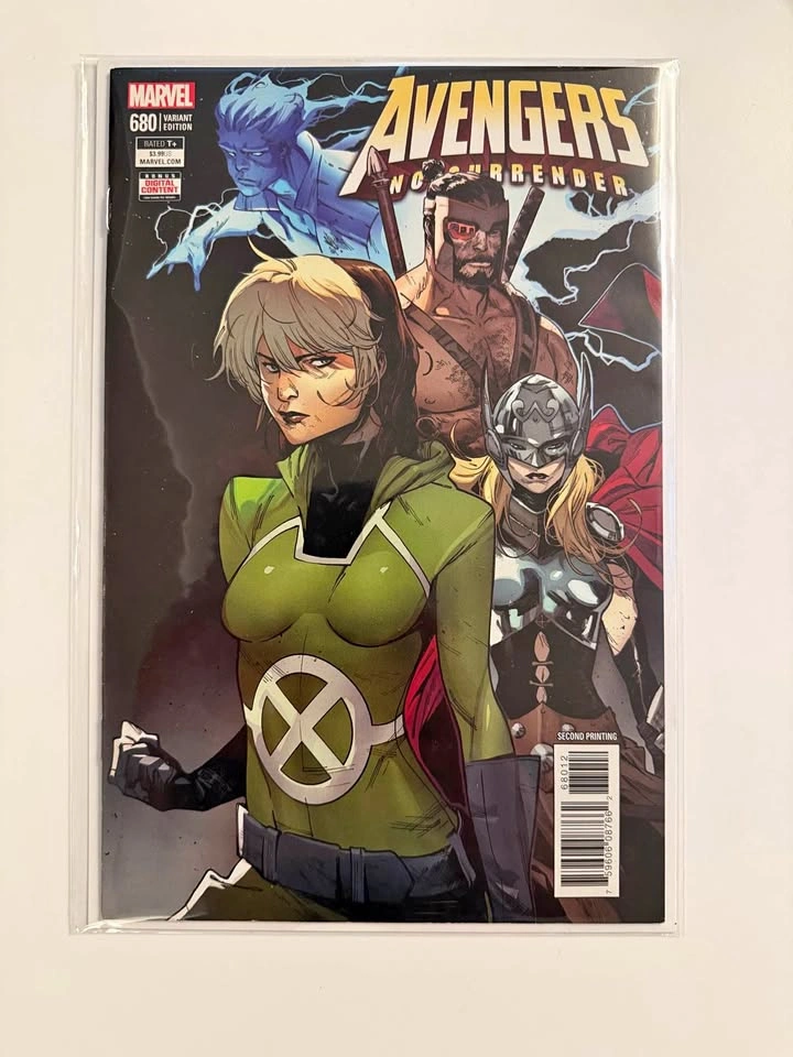 2018 Avengers No Surrender 680 Variant High Grade Marvel Comic