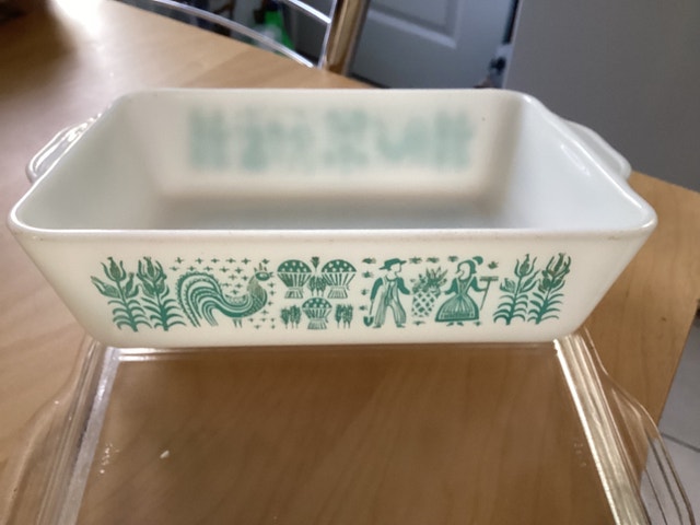 Pyrex USA dish **** RARE - photo 2