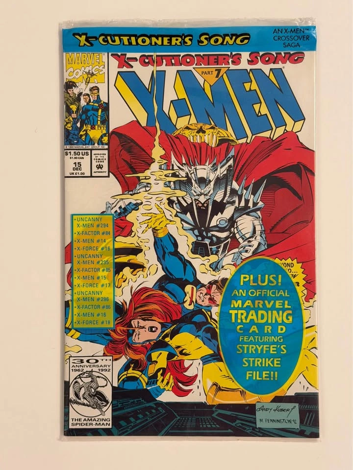 X-Men X-Cutioner’s Song Crossover Saga 1992 Marvel Comics - photo 4