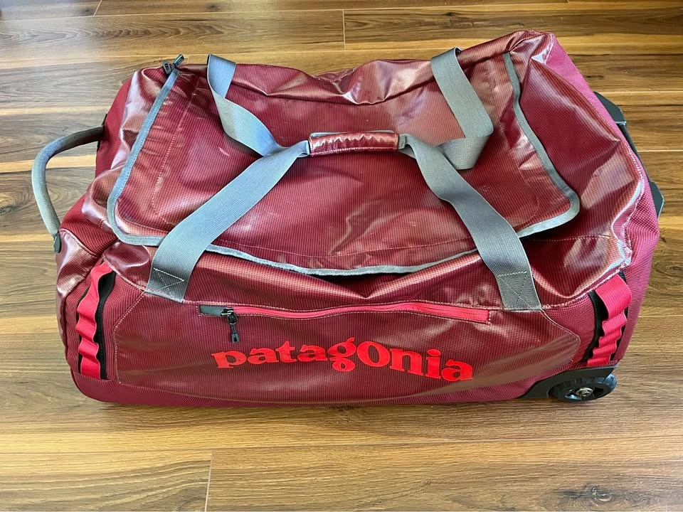Red Patagonia Black Hole 70l Wheeled Duffle