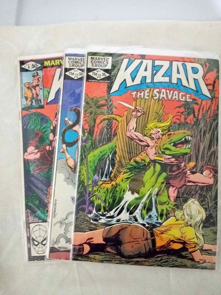 Kazar the Savage 81 and 82 comics