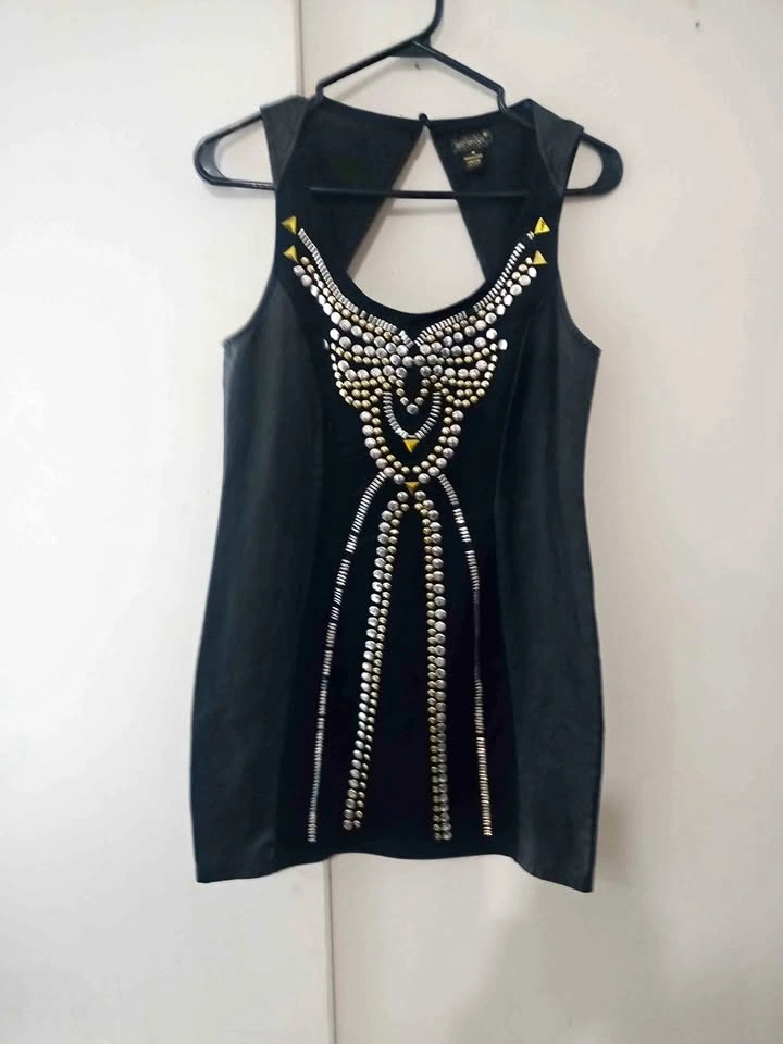 QED London black dress