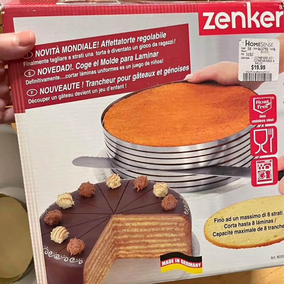 Like new Zenker Adjustable Cake Slicer