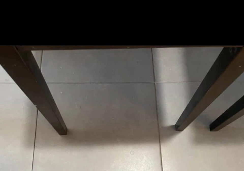 Sturdy Pair of Dark Wood End Tables 18x18x20” - photo 3