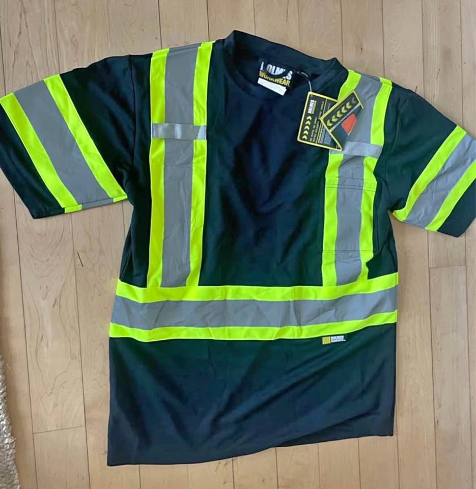 New men’s medium Holmes Workwear Hi-Vis Short Sleeve T-Shirt