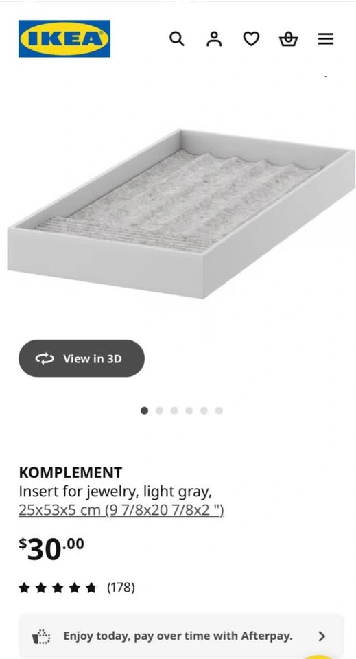 Set of IKEA KOMPLEMENT Jewelry Inserts - photo 4