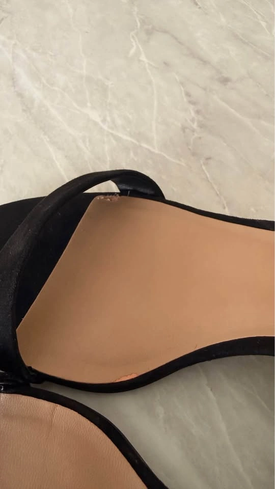 Call It Spring Black Block Heel Sandals – Size 9 - photo 2