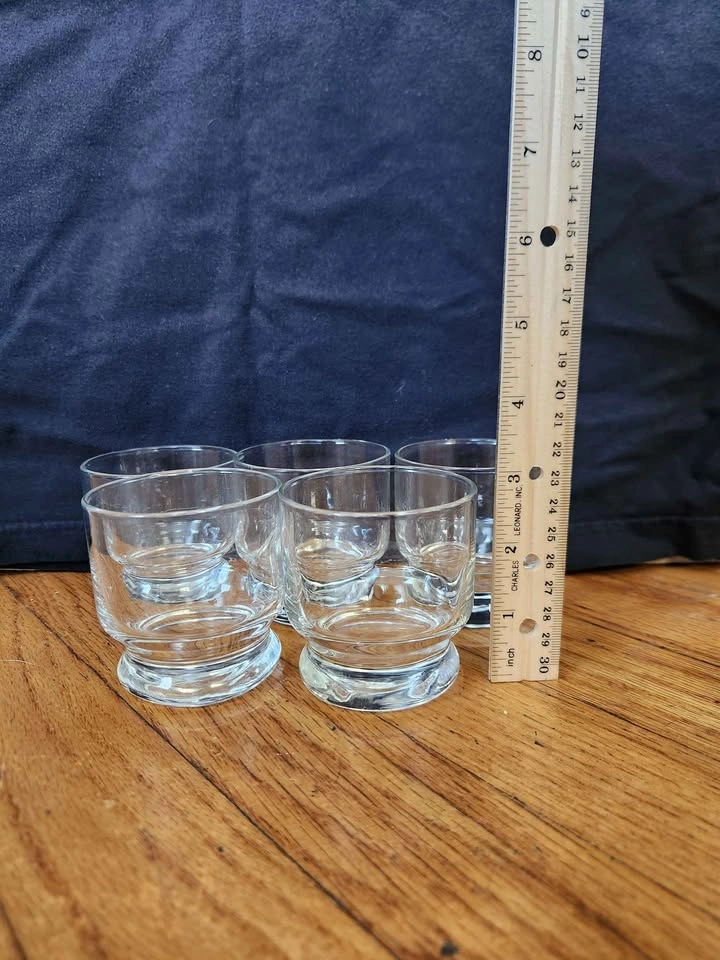 Set of 4 Clear short Glasses - photo 2