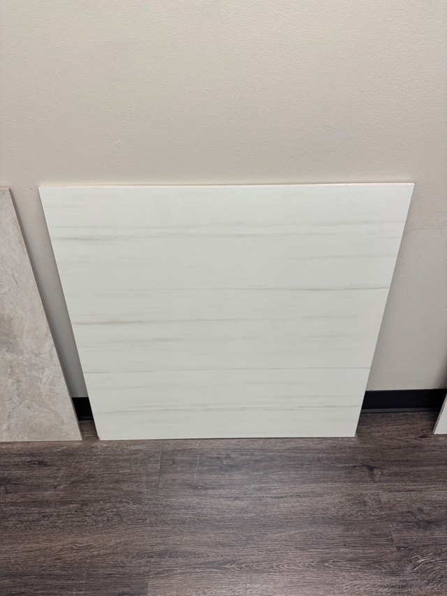 32x32 White Porcelain Tile (Marble Look) $2.80/sqft