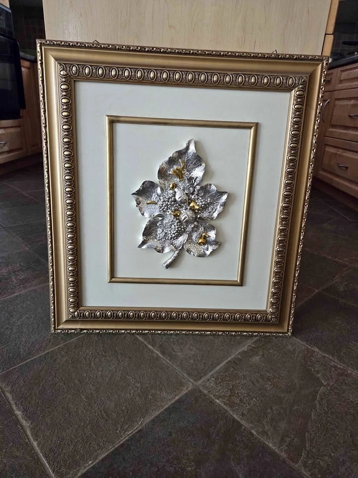 Plated silver art