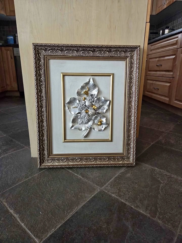 Plated silver art work