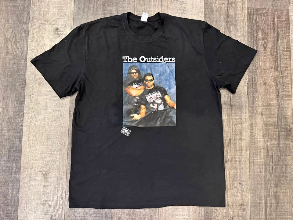 WCW NWO The Outsiders Scott Hall Kevin Nash T-Shirt 2XL