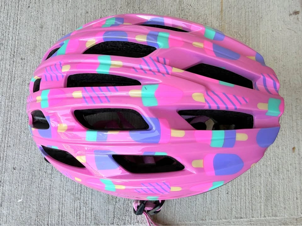 Kids Bicycle Helmet – Pink Supercycle Helmet (Size 50–52 cm) - photo 2