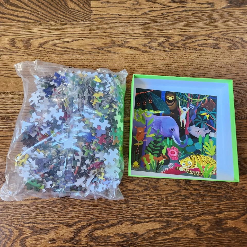 New puzzle 500 pieces glow in the dark - photo 2