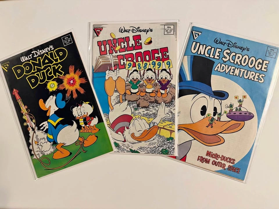 Vintage 1980s Disney Gladstone Comics Donald Duck/Uncle Scrooge