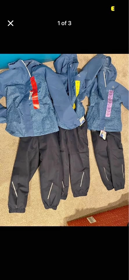 New Paradox 2-Piece Rain Suit Sizes 4/5, 6, 7/8