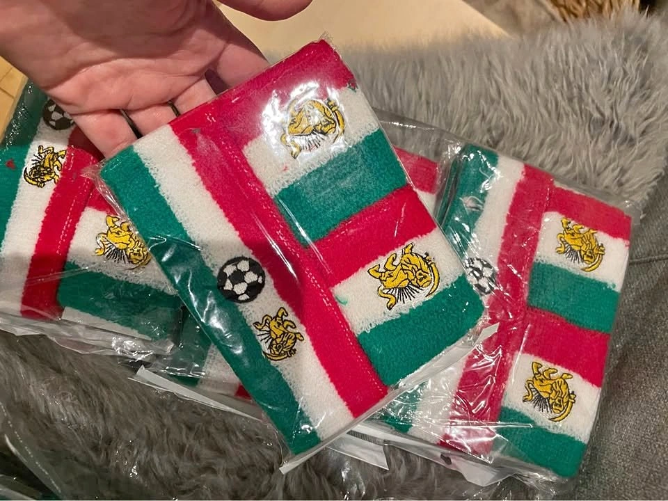 12 new packages of Mexico headband and wristbands