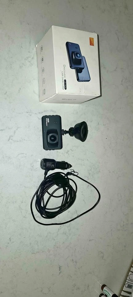 Discovery 4K Car Dash Cam with Charger & Mount