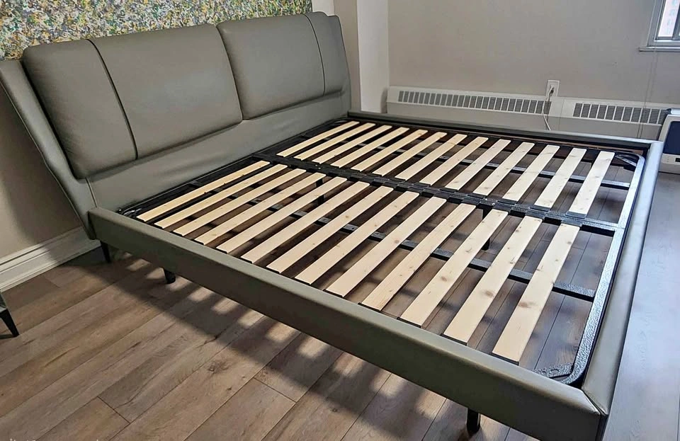 King Size Upholstered Bed Frame – Solid & Elegant Design