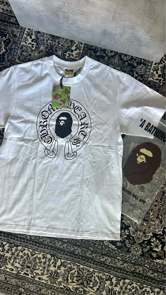 White Bape x Chromehearts Tshirt