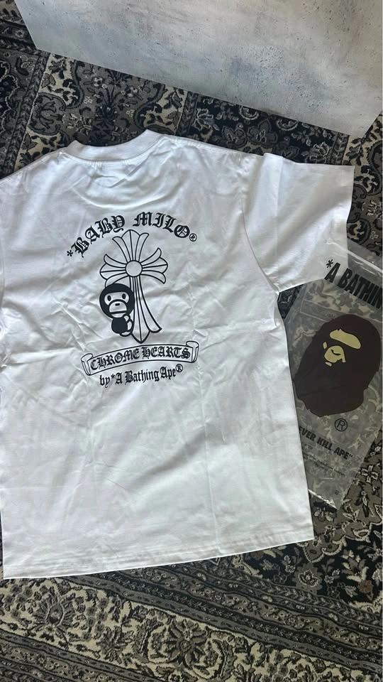 White Bape x Chromehearts Tshirt - photo 4