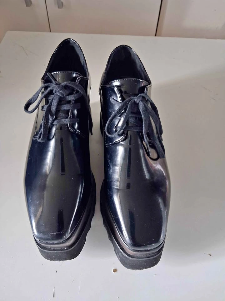 Stella McCartney Elyse Platform Derby Shoes Size 36
