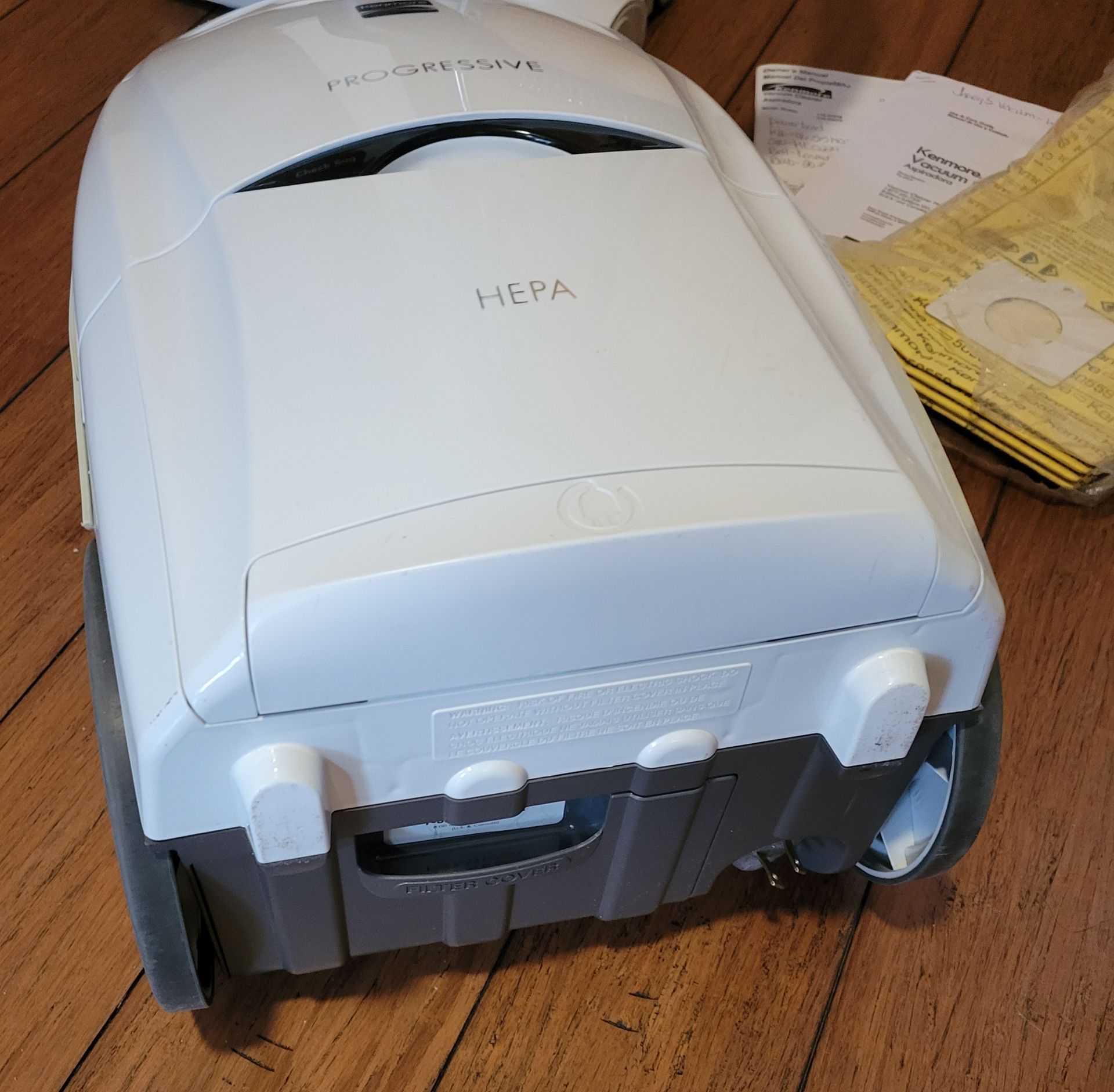 Kenmore Canister Vacuum Progressive 116 21514 White - photo 5