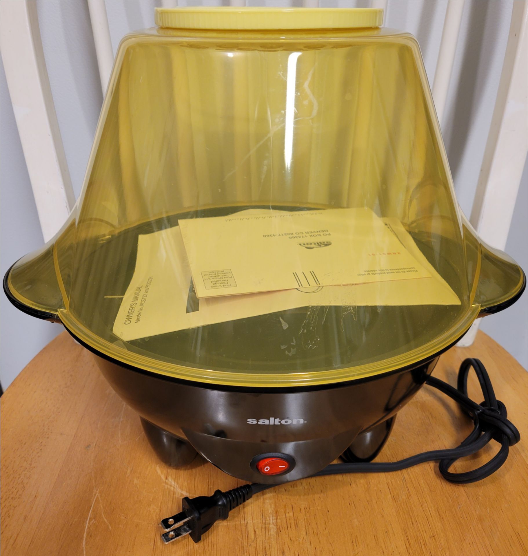 NEW VINTAGE / Salton Popcorn Popper & Nut Roaster Stir Crazy