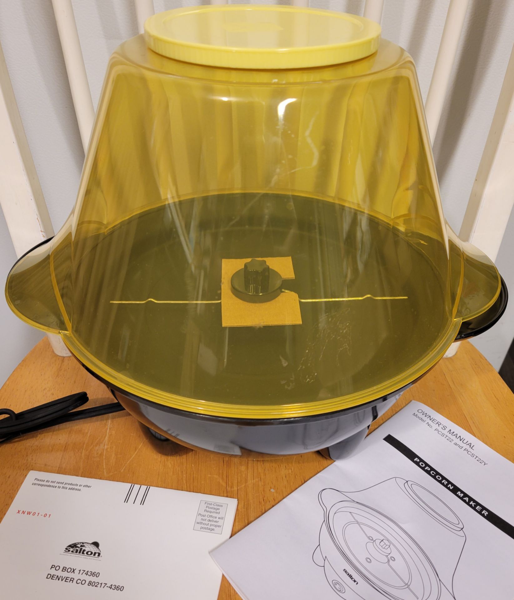 NEW VINTAGE / Salton Popcorn Popper & Nut Roaster Stir Crazy - photo 2