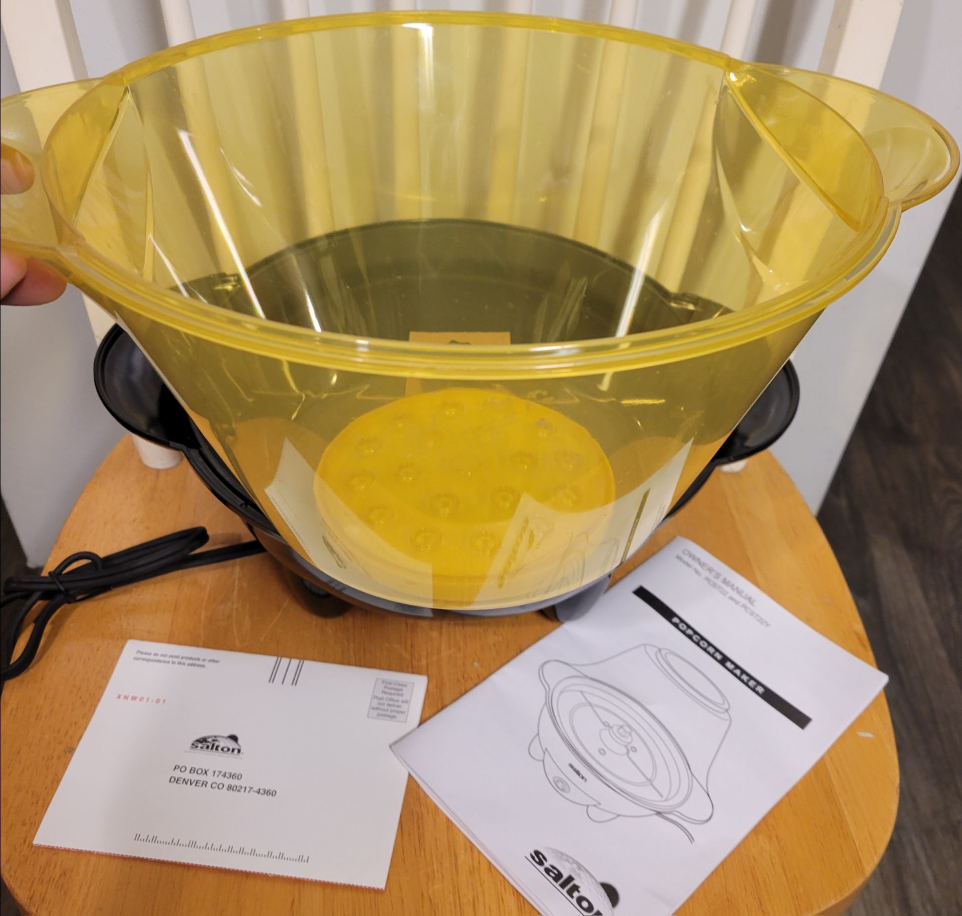 NEW VINTAGE / Salton Popcorn Popper & Nut Roaster Stir Crazy - photo 4