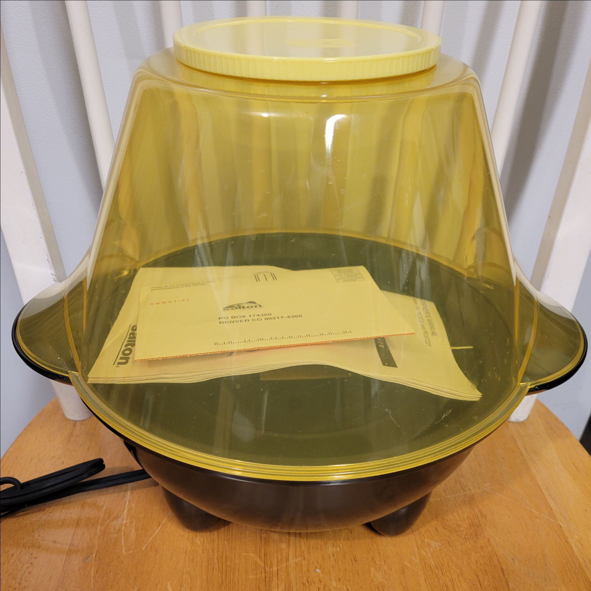 NEW VINTAGE / Salton Popcorn Popper & Nut Roaster Stir Crazy - photo 5