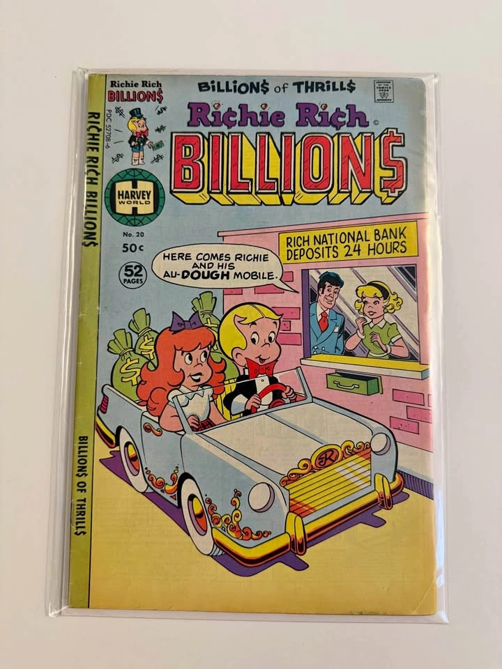 Vintage 1977 Richie Rich Billions Comic #20