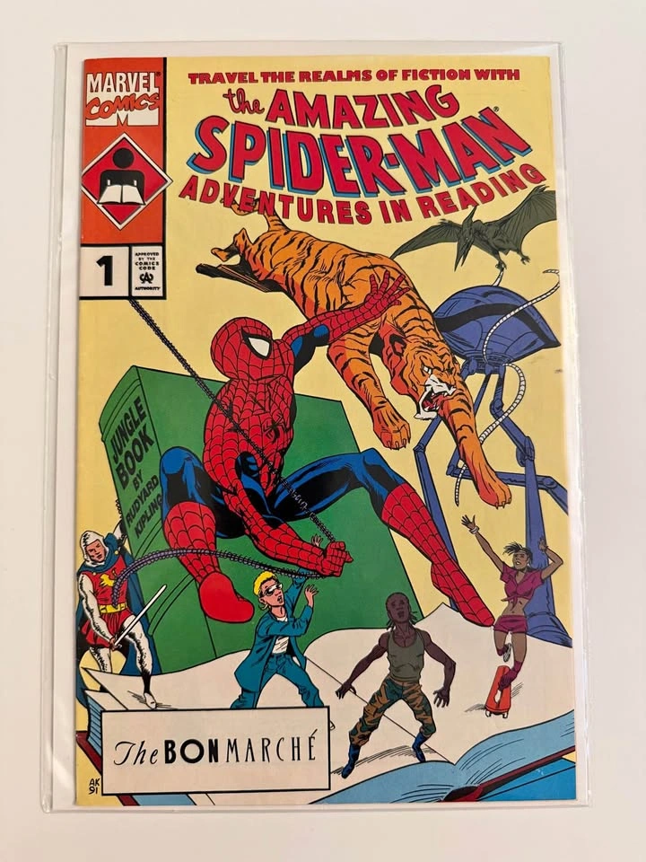 The Amazing Spider-Man Adventures in Reading #1 Marvel Comic 199