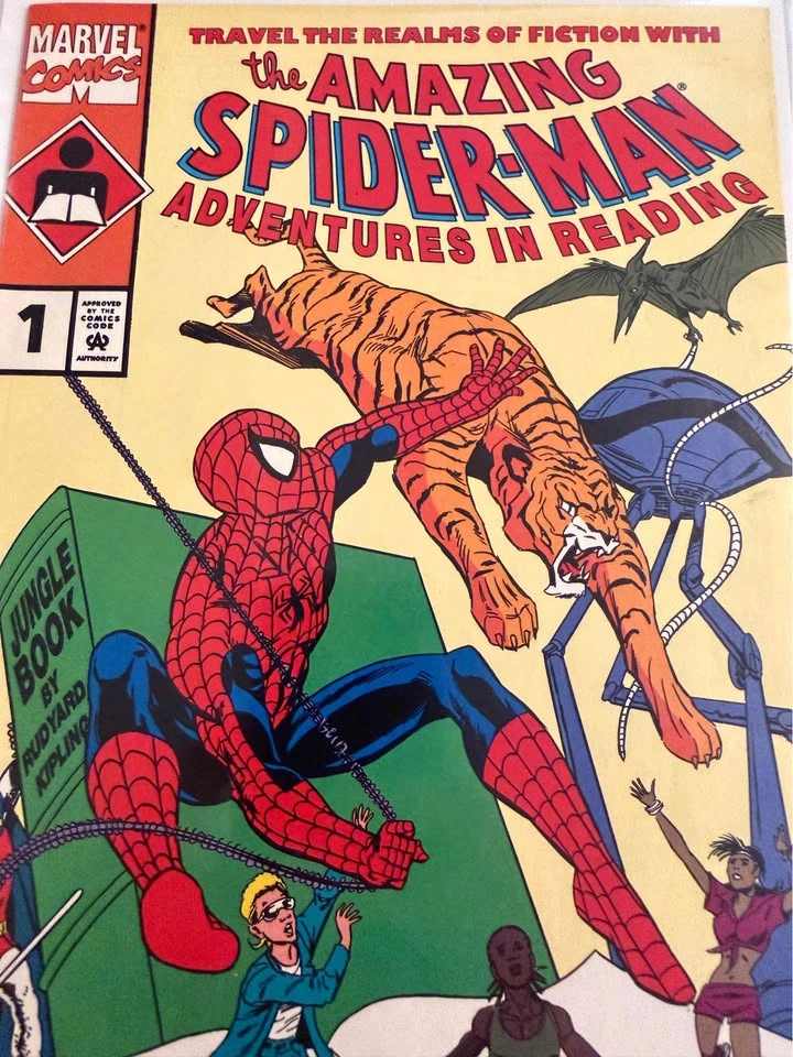 The Amazing Spider-Man Adventures in Reading #1 Marvel Comic 199 - photo 2
