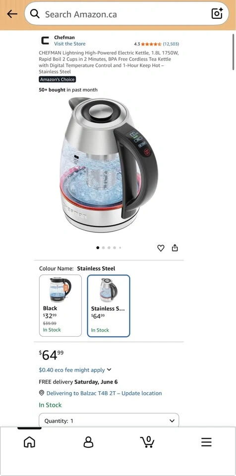 Chefman Digital Kettle - photo 4