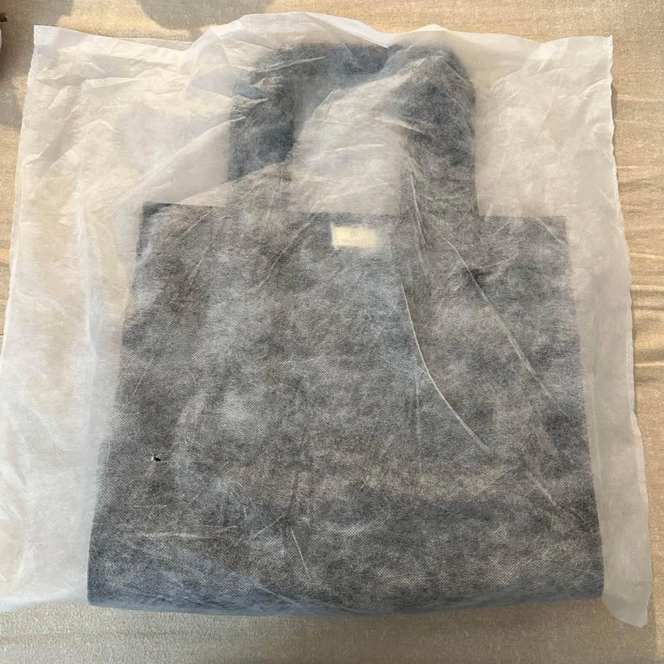 Ming Wang Black Nylon Patent Tote Bag - photo 4