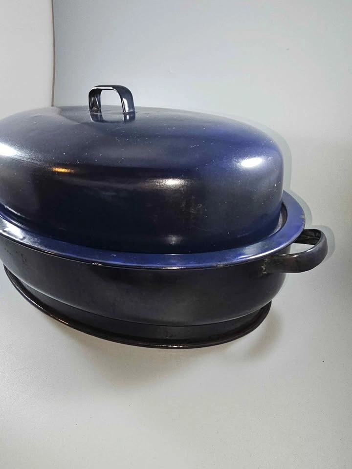 Savory - style roasting pan vintage blue pre-owned - photo 4