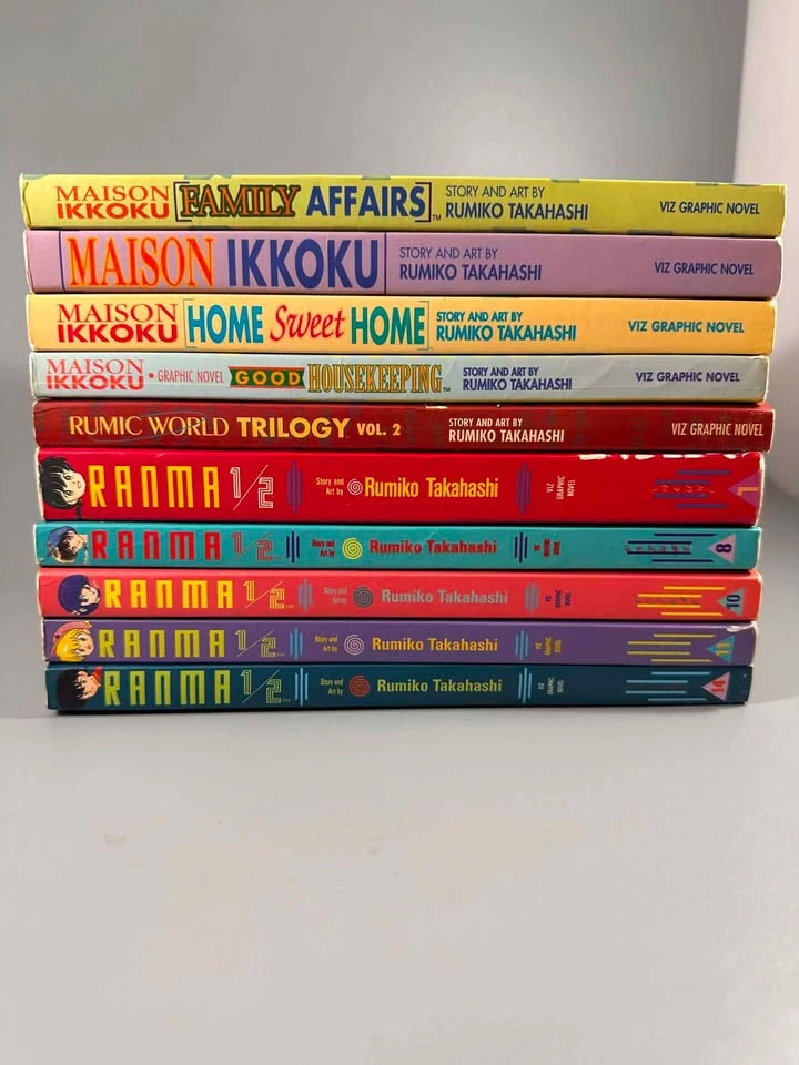 Rumiko Takahashi Manga Lot Of 10 Ranma 1/2 Maison Ikkoku - photo 3