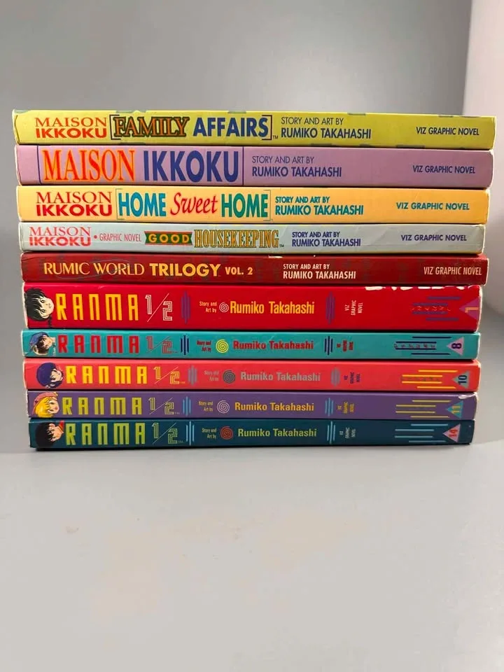 Rumiko Takahashi Manga Lot Of 10 Ranma 1/2 Maison Ikkoku - photo 3